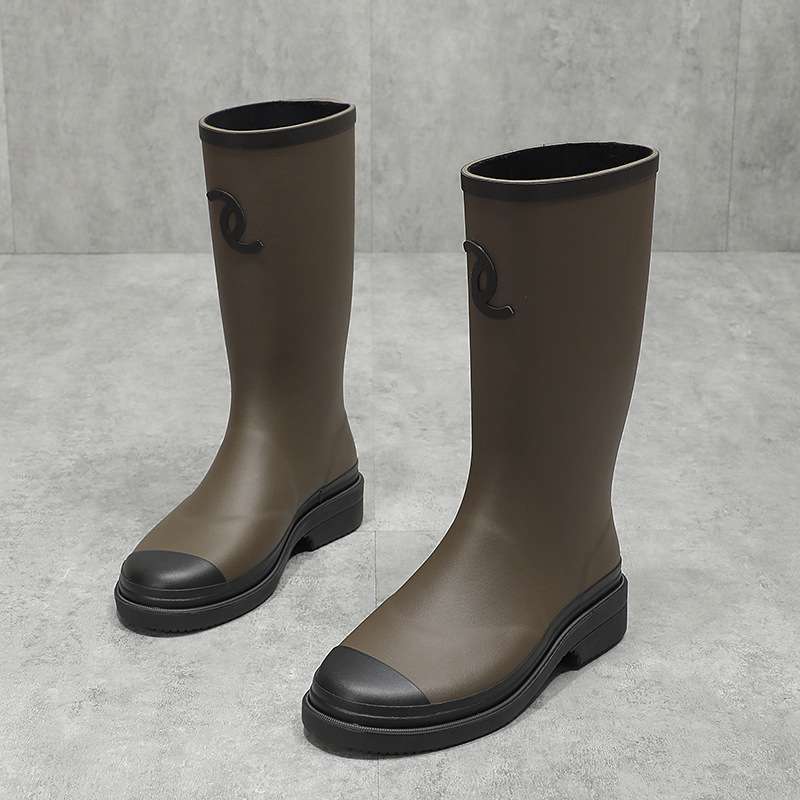 長靴レディース 快適クッション防水作業長靴