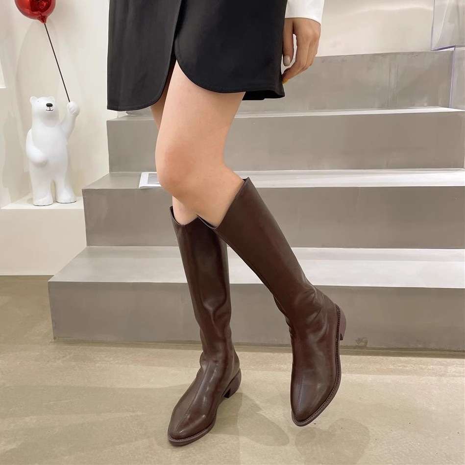 長靴レディース エレガントオフィスロングブーツ