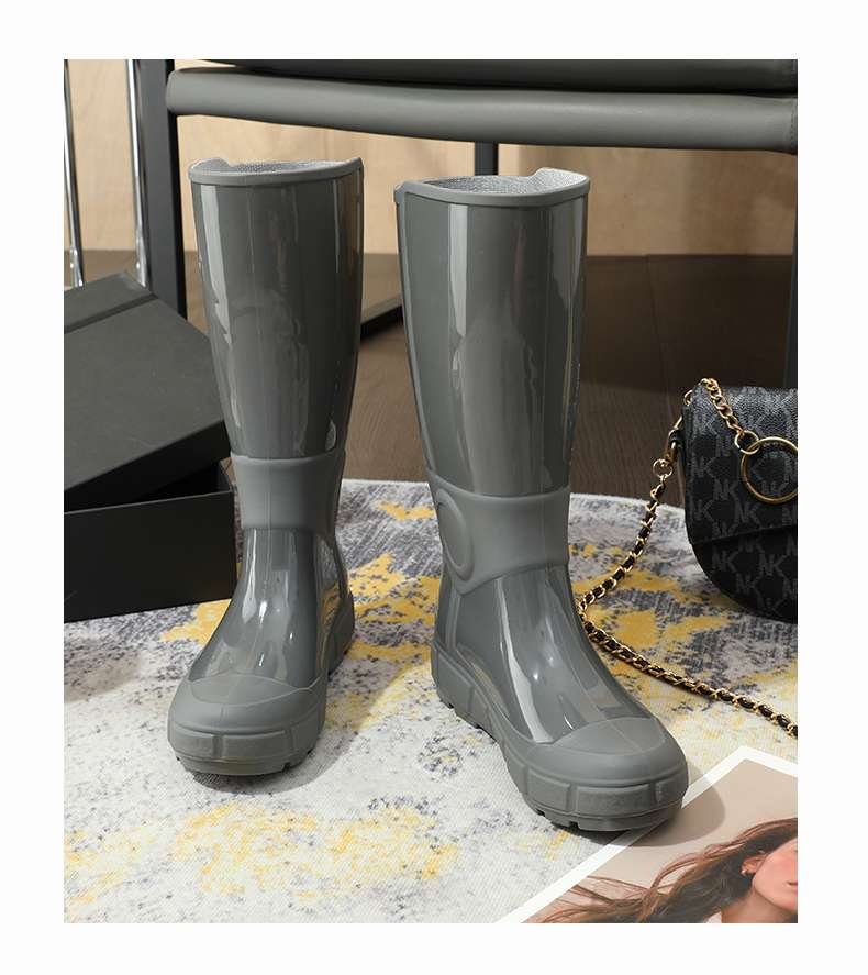 長靴レディース モダン機能性レインブーツ