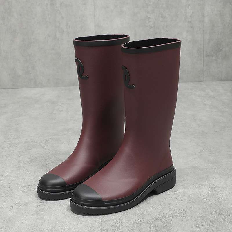 長靴レディース 快適クッション防水作業長靴