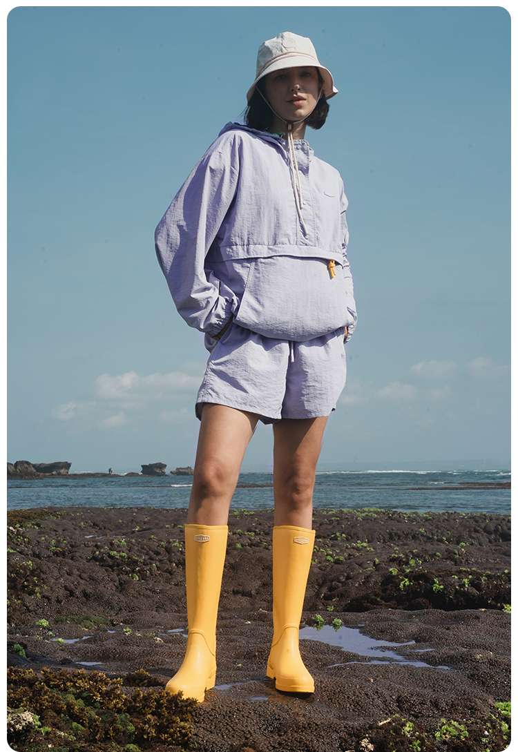 長靴レディース きらめく都会のレインブーツ