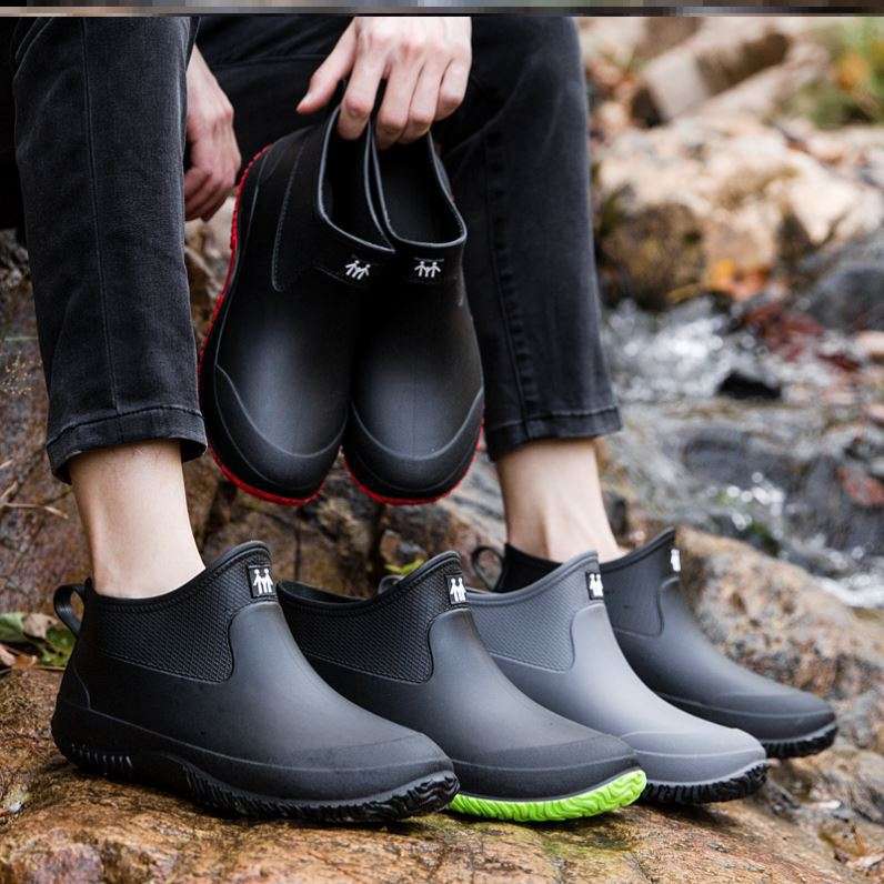 長靴レディース 長靴 オールシーズン対応 ショート丈レインブーツ