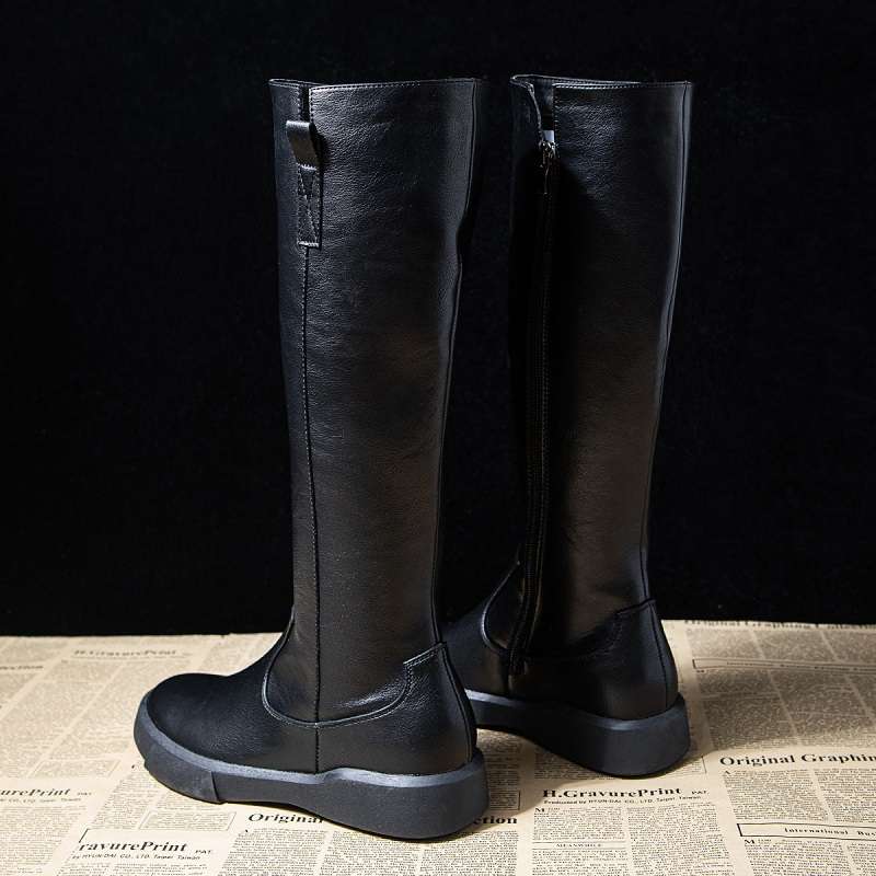 長靴レディース 快適シルエット美脚ロングブーツ