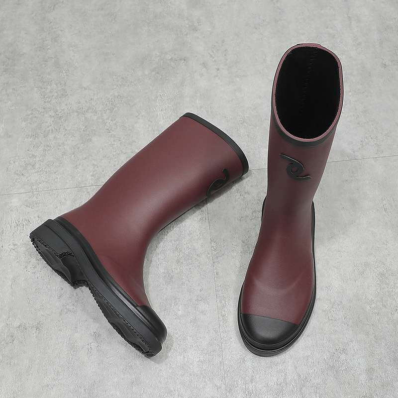 長靴レディース 快適クッション防水作業長靴