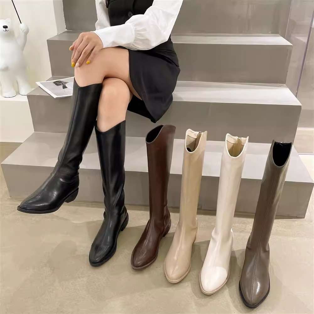 長靴レディース エレガントオフィスロングブーツ
