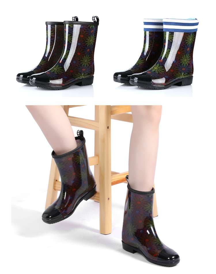 長靴レディース 花柄レインブーツ 長靴コレクション