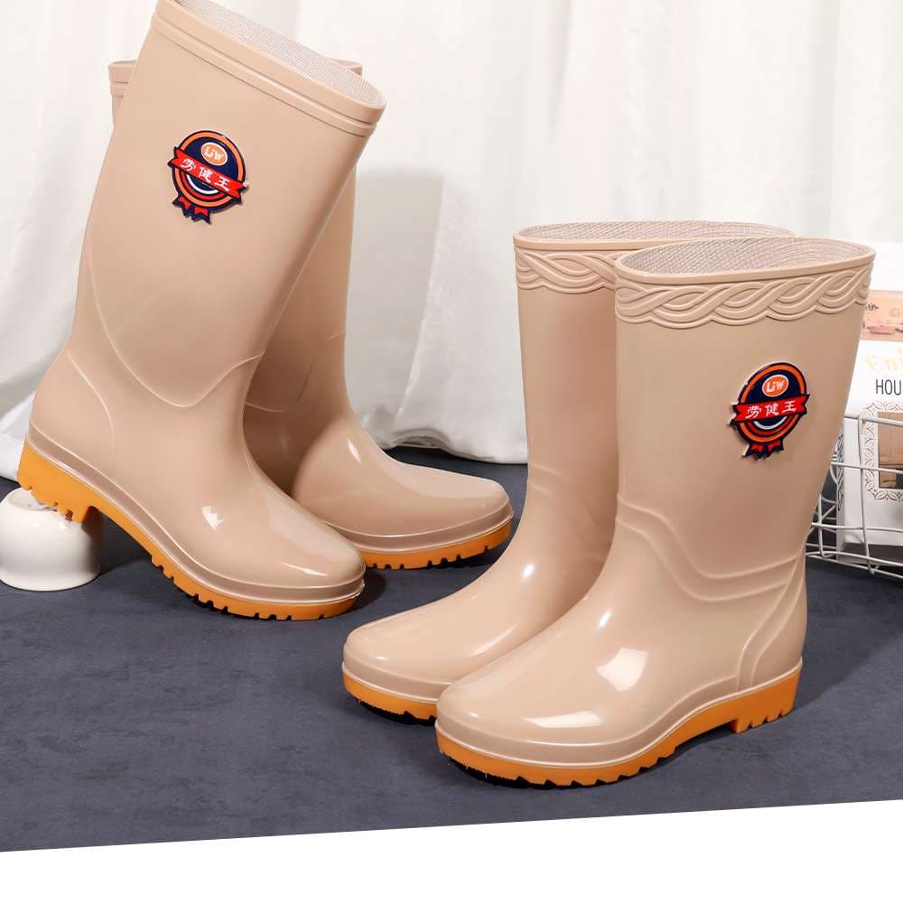 長靴レディース 雨に負けない華やかな長靴