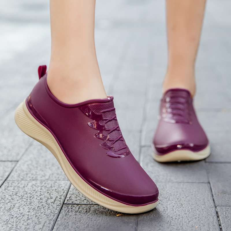 長靴レディース 長靴 スタイリッシュ防水シューズ