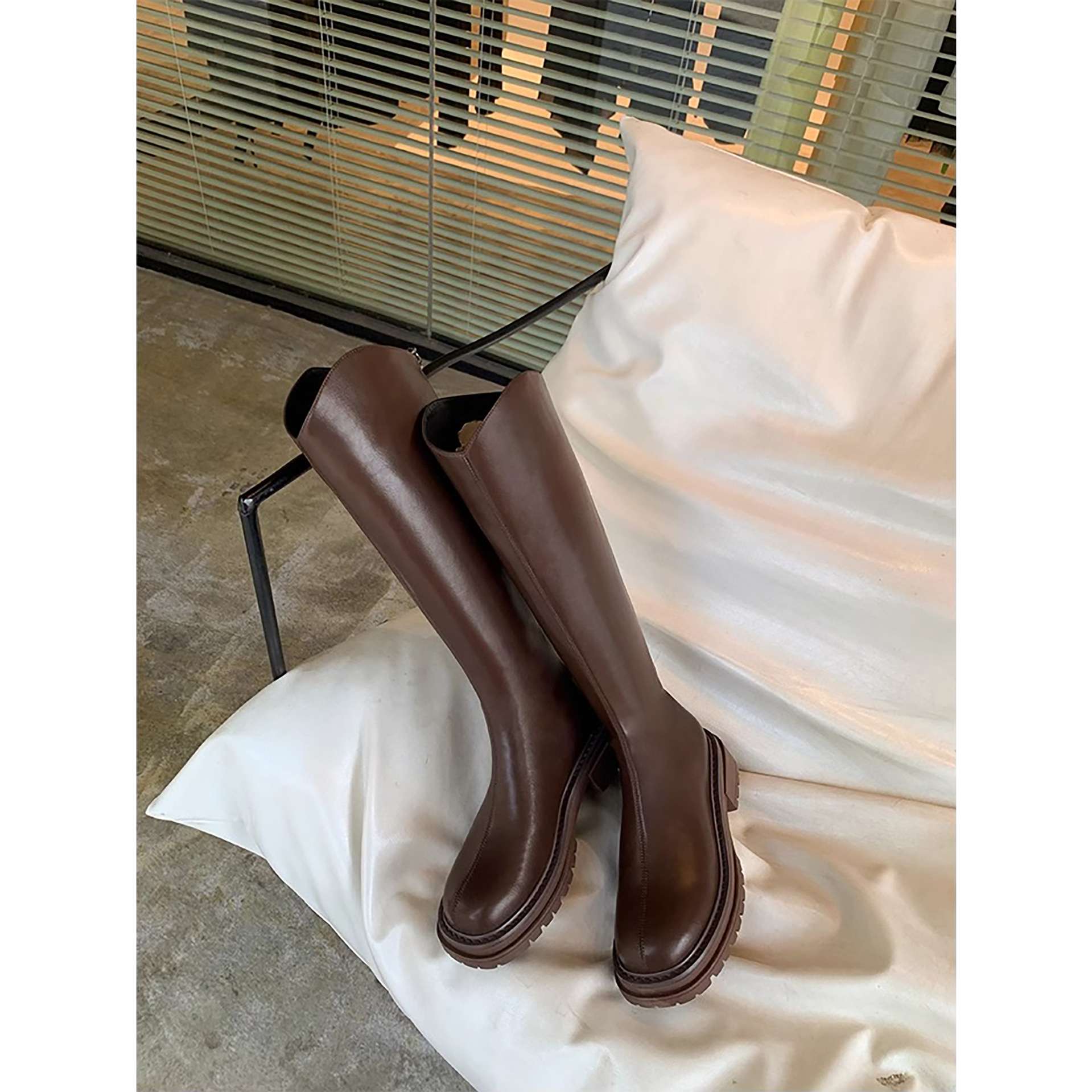 長靴レディース エレガントフォルムの美脚ロングブーツ