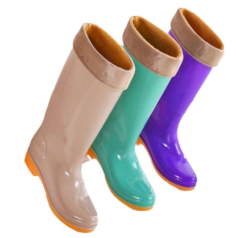 長靴レディース 長靴 洗練フォルムの快適レインブーツ