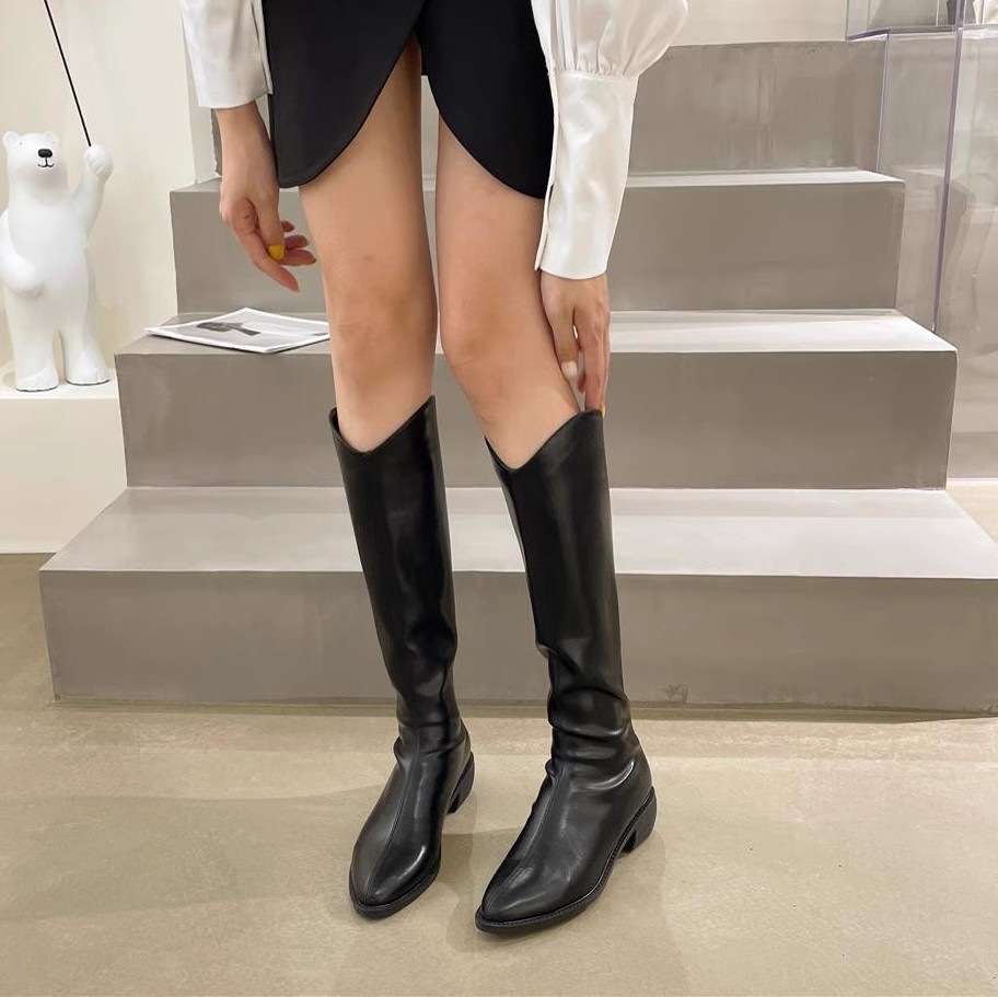 長靴レディース エレガントオフィスロングブーツ