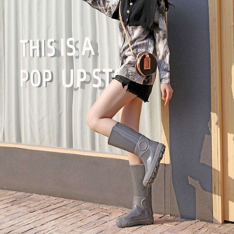 長靴レディース 洗練デザインの機能美ブーツ