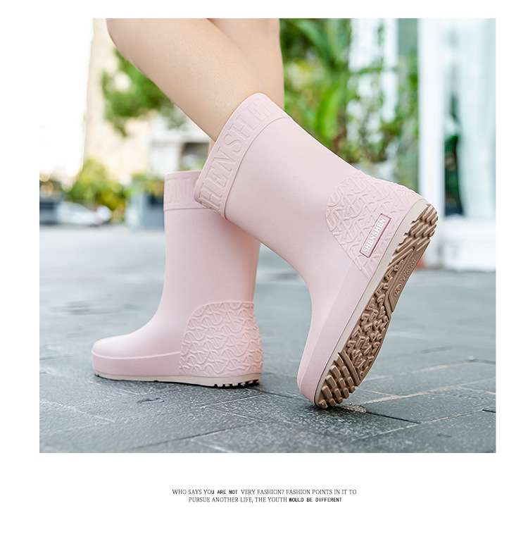 長靴レディース 長靴 梅雨対策 おしゃれな防水ブーツ