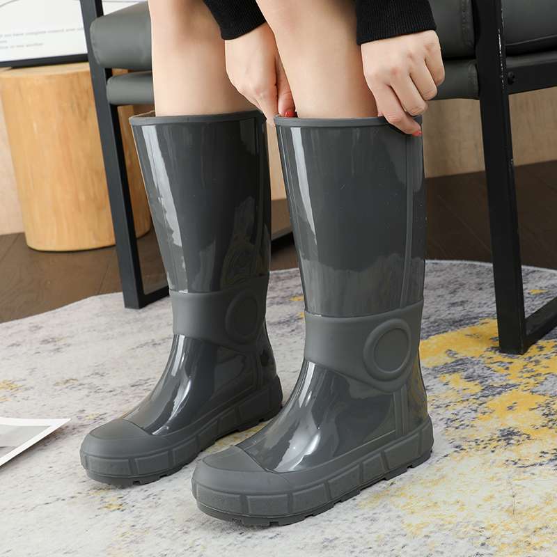 長靴レディース モダン機能性レインブーツ