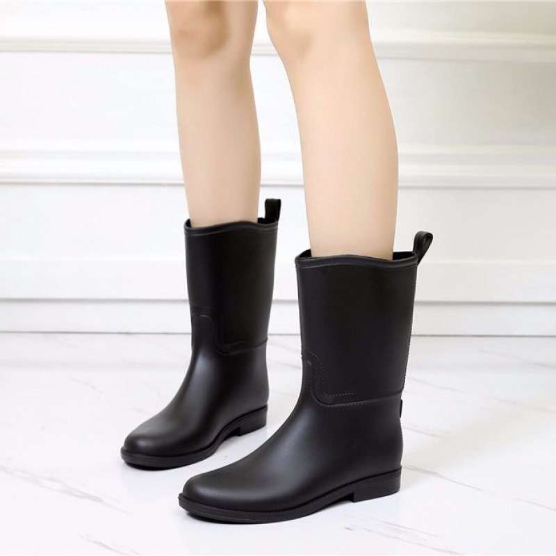 長靴レディース 長靴 シンプル美脚 レインブーツ