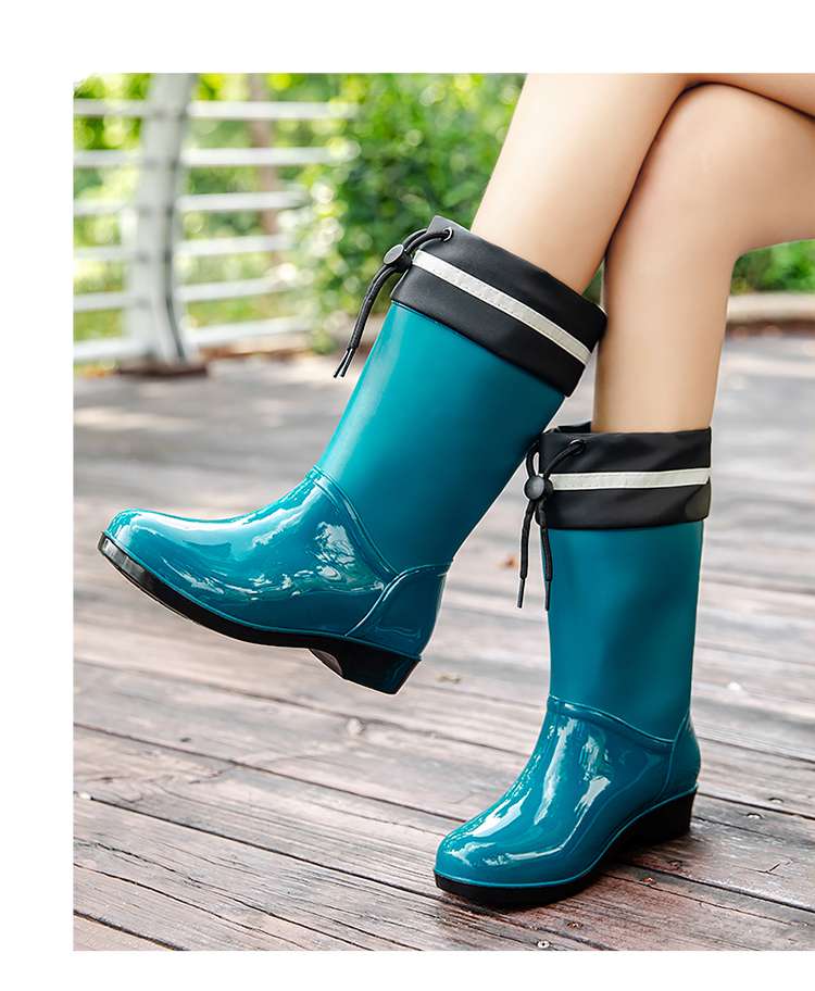 長靴レディース 雨の日を彩る上品レインブーツ