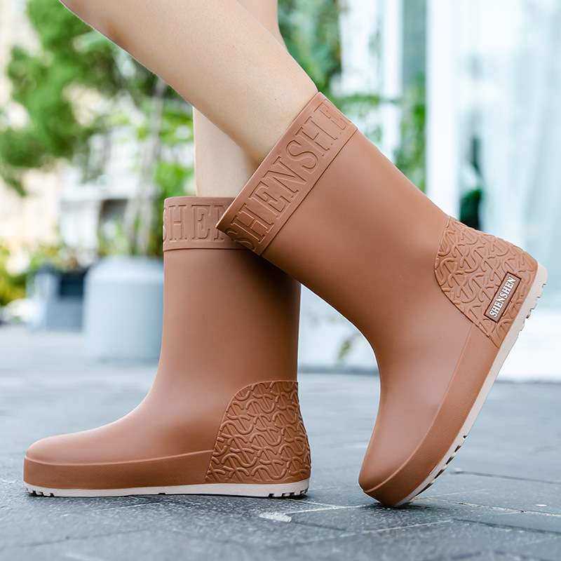 長靴レディース 長靴 梅雨対策 おしゃれな防水ブーツ