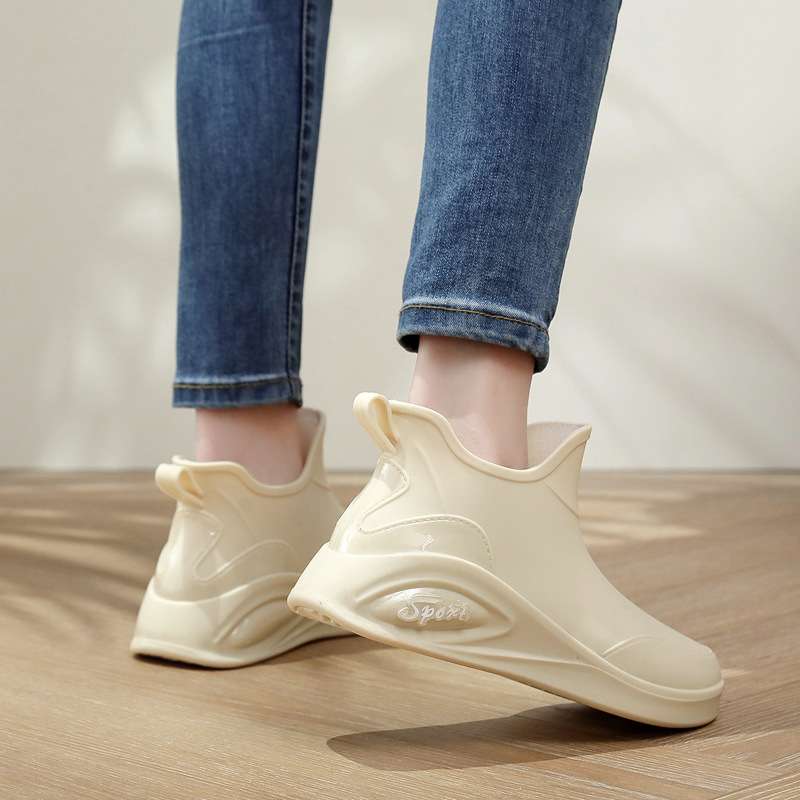 長靴レディース 長靴 モダン アンクル レイン シューズ