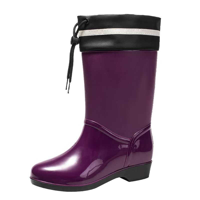 長靴レディース 雨の日を彩る上品レインブーツ