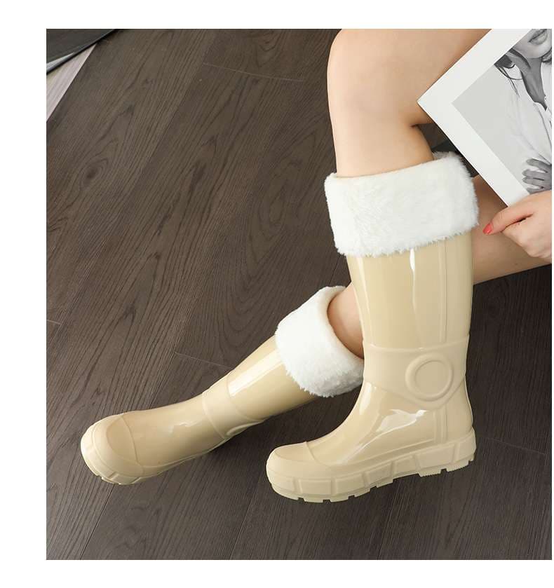 長靴レディース モダン機能性レインブーツ