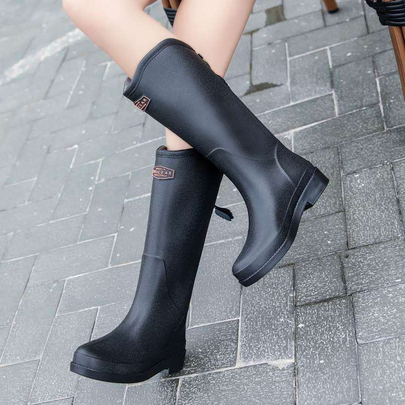 長靴レディース 長靴 雨の日を彩る艶やかレインブーツ